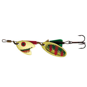 Блесна вращ. Mepps TANDEM TROUT, 0, Gold/Green/Orange (блистер)