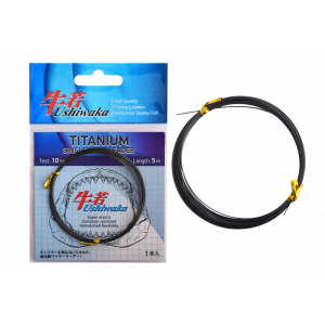 Поводочный материал Ushiwaka Titanium Single Wire, 10кг 5м