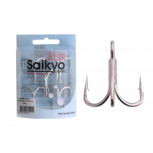 Крючки Saikyo тройн.7056TN 3X №1/0 (5шт) Крючки Saikyo тройн.7056TN 3X №1/0 (5шт)